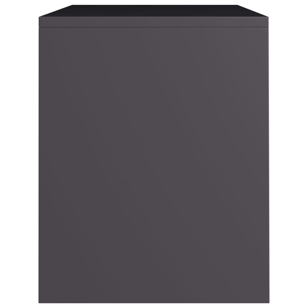 Nachtkastjes 2 st 40x30x40 cm bewerkt hout grijs