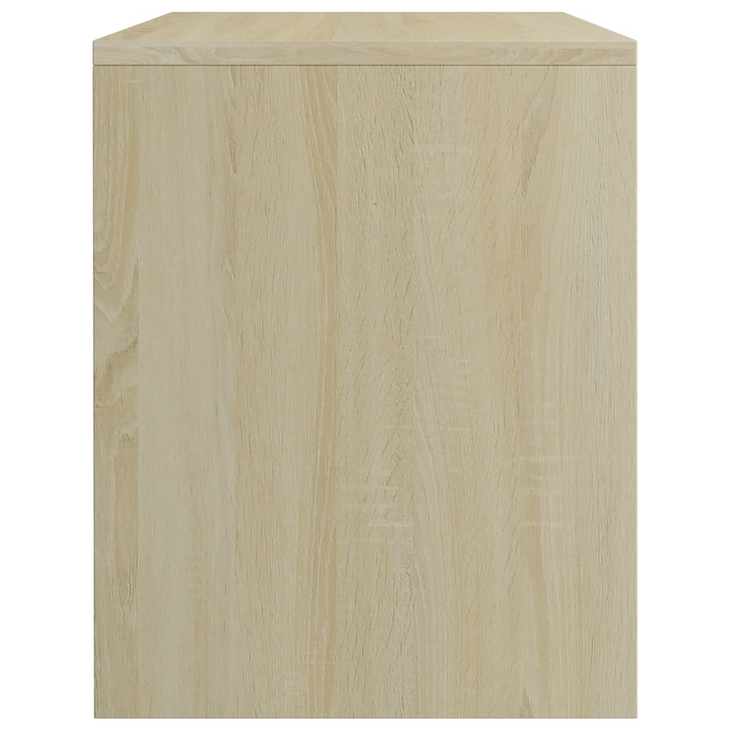 Nachtkastjes 2 st 40x30x40 cm bewerkt hout sonoma eikenkleurig