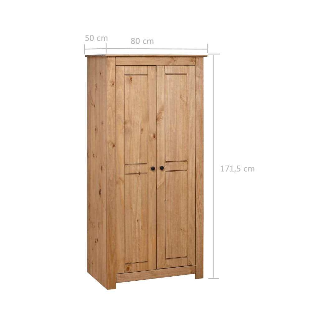 Kledingkast Panama Range 80x50x171,5 cm massief grenenhout