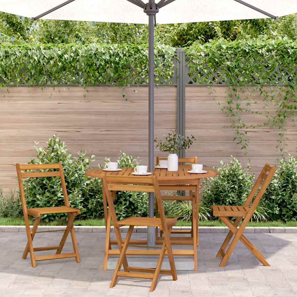 Tuintafel inklapbaar 110 cm massief acaciahout
