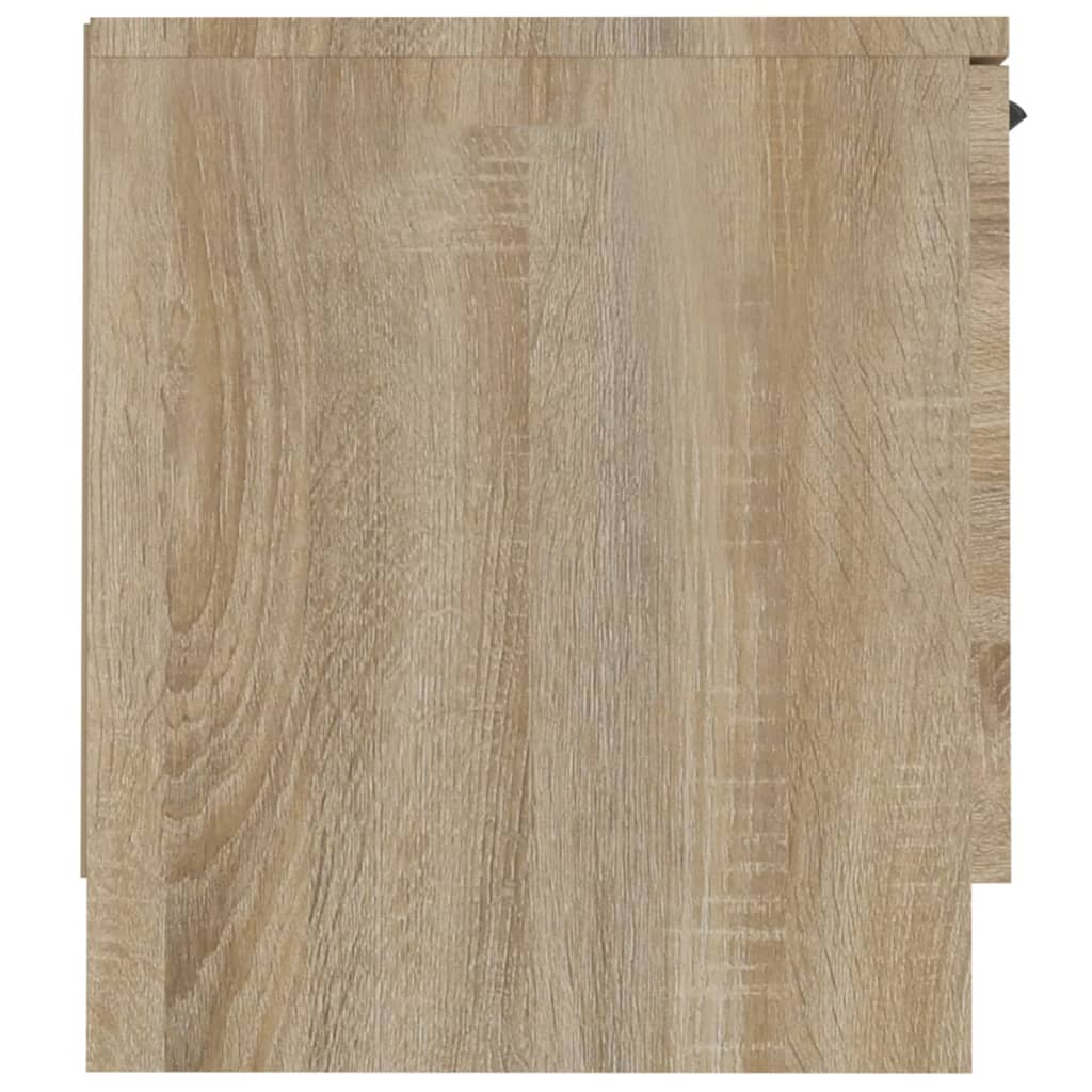 Tv-meubel 140x35x40 cm bewerkt hout sonoma eikenkleurig