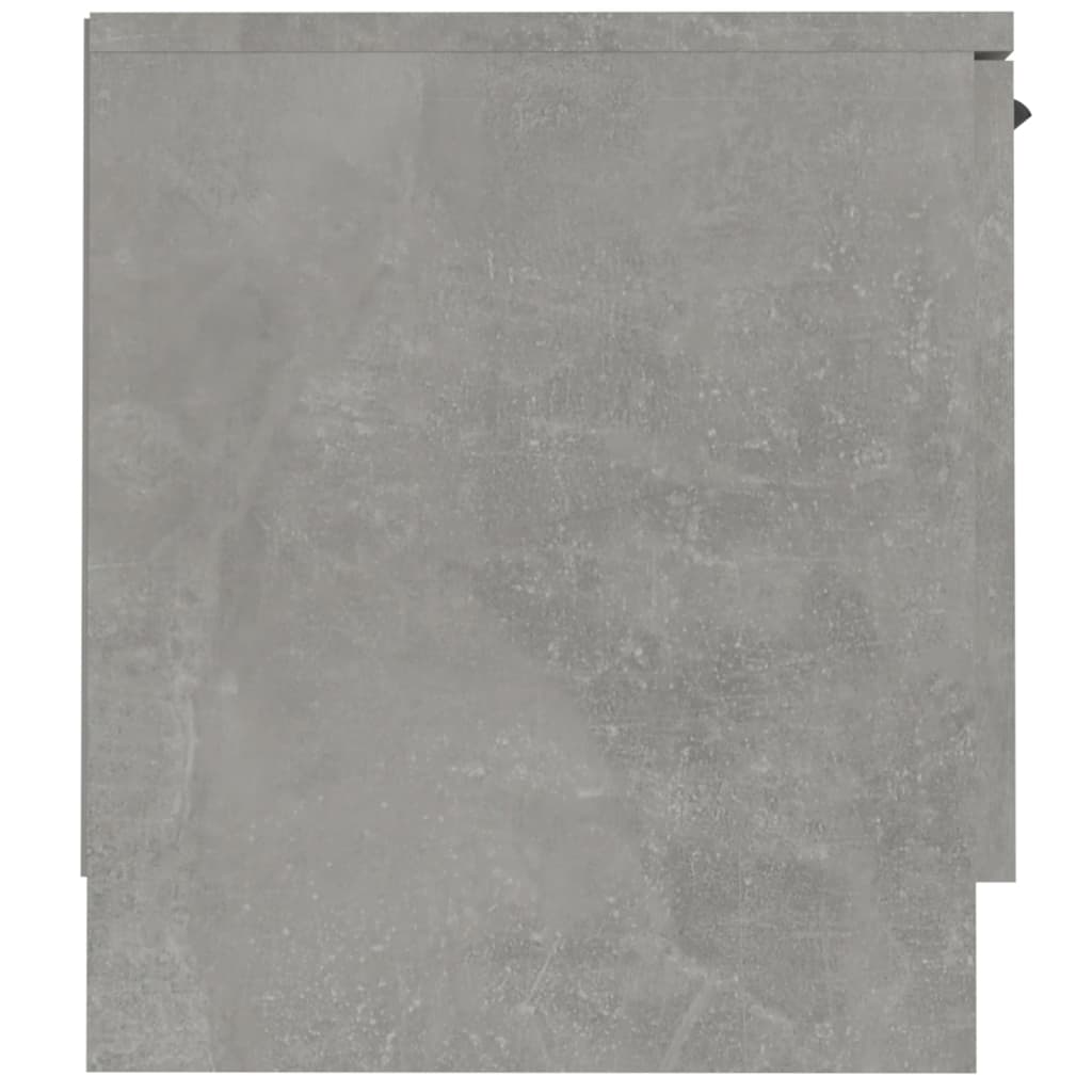 Tv-meubel 140x35x40 cm bewerkt hout betongrijs