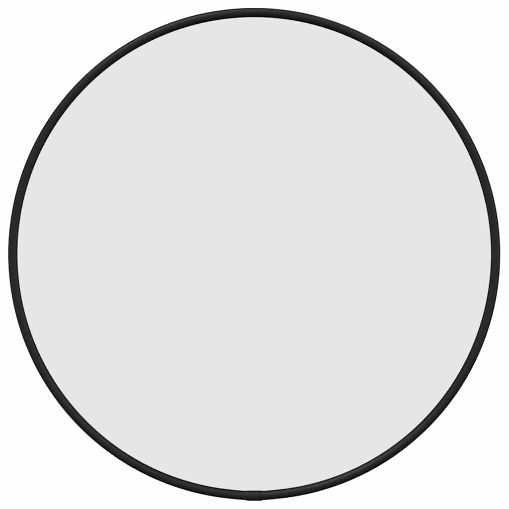 Wandspiegel rond Ø40 cm zwart