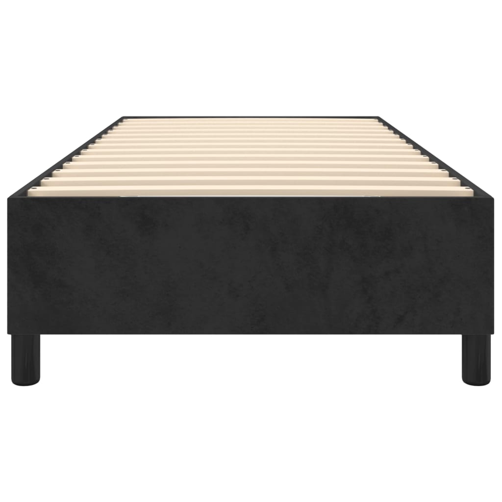 Bedframe fluweel zwart 90x200 cm