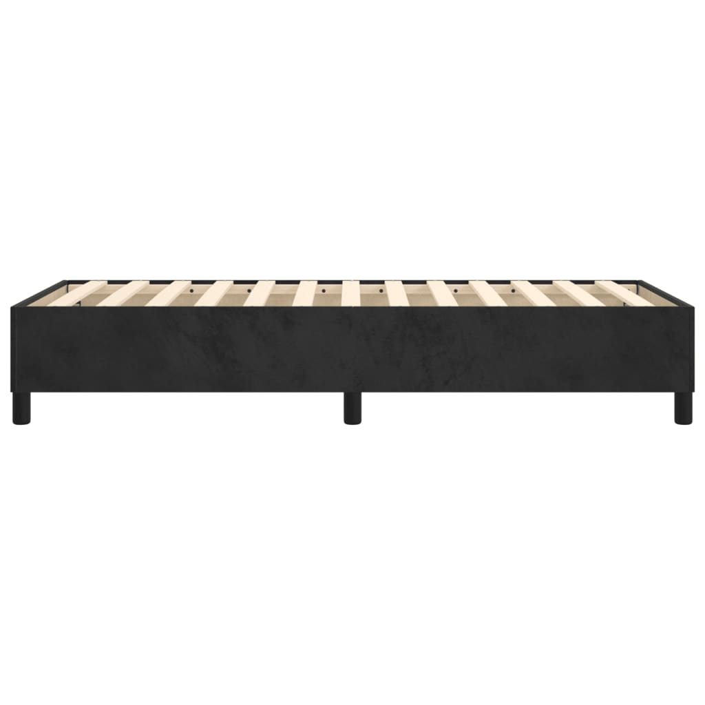 Bedframe fluweel zwart 90x200 cm