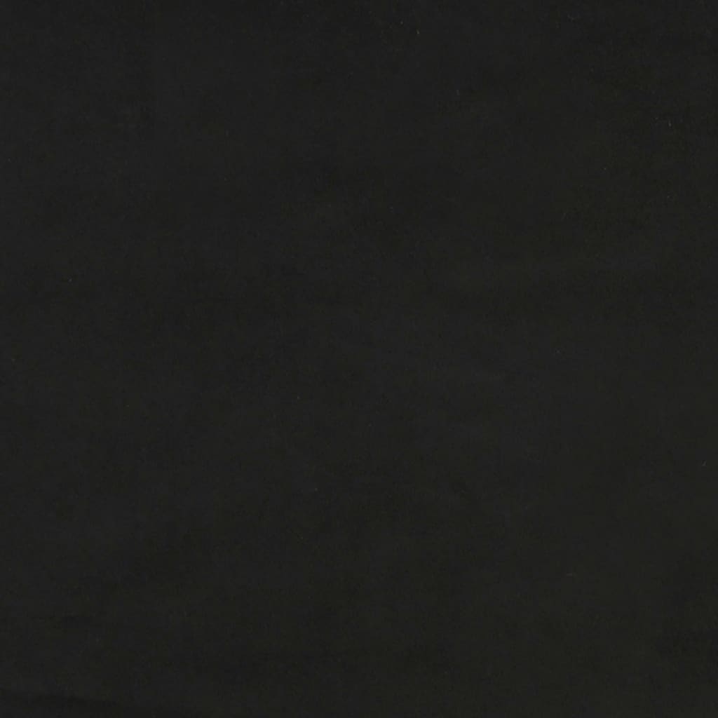 Bedframe zonder matras 180x200 cm fluweel zwart