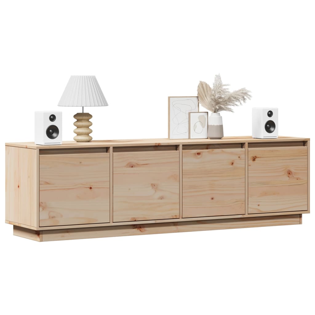 Tv-meubel 156x37x45 cm massief groenhout