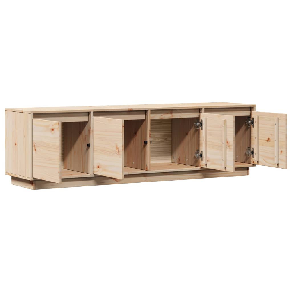Tv-meubel 156x37x45 cm massief groenhout