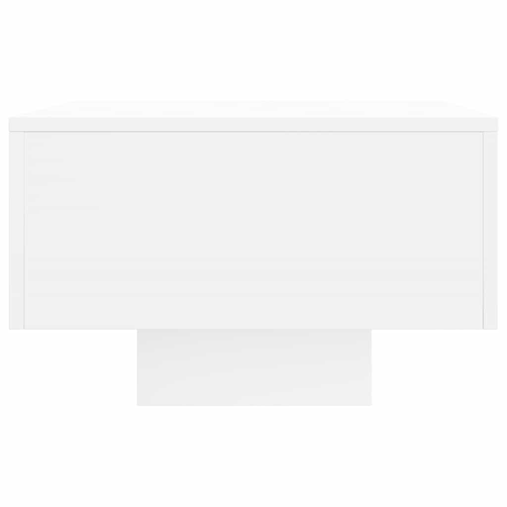 Salontafel 100x49,5x31 cm bewerkt hout wit