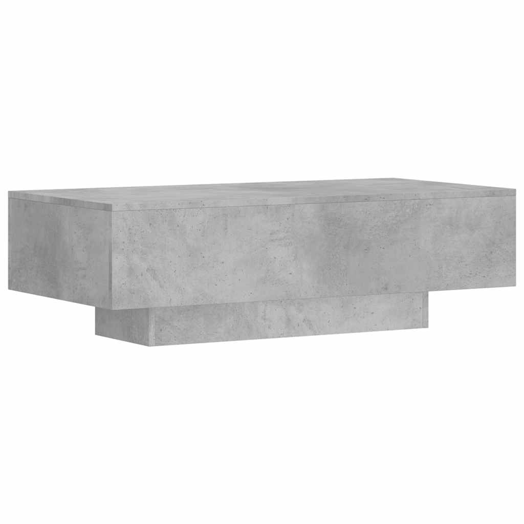 Salontafel 100x49,5x31 cm bewerkt hout betongrijs