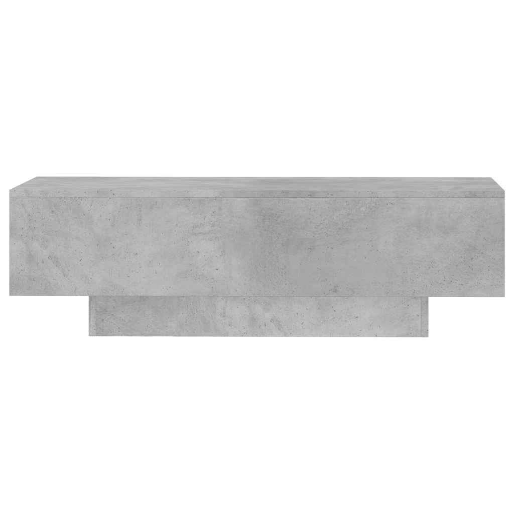 Salontafel 100x49,5x31 cm bewerkt hout betongrijs