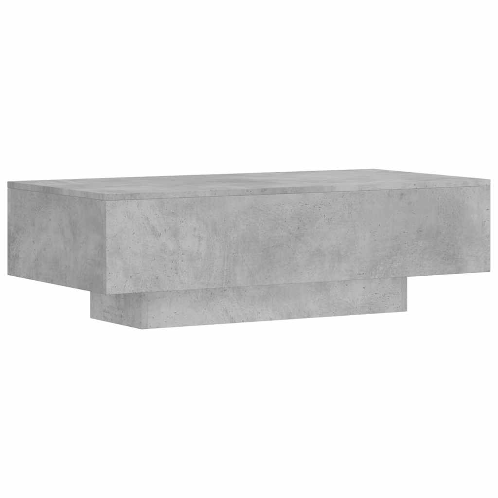Salontafel 100x49,5x31 cm bewerkt hout betongrijs