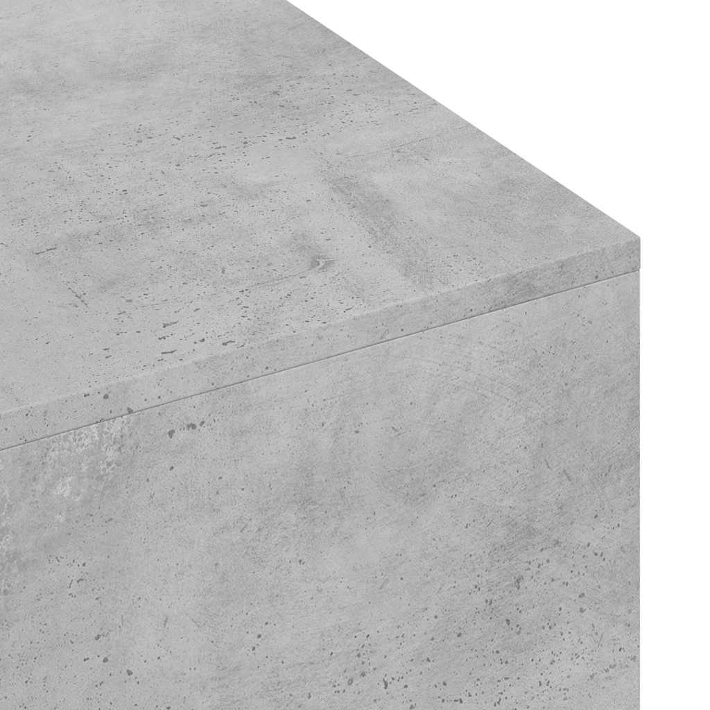 Salontafel 100x49,5x31 cm bewerkt hout betongrijs