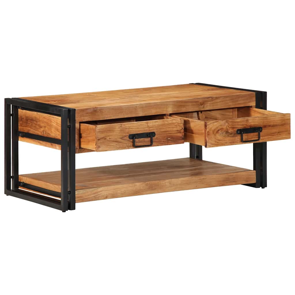 Salontafel 90x50x38 cm massief acaciahout