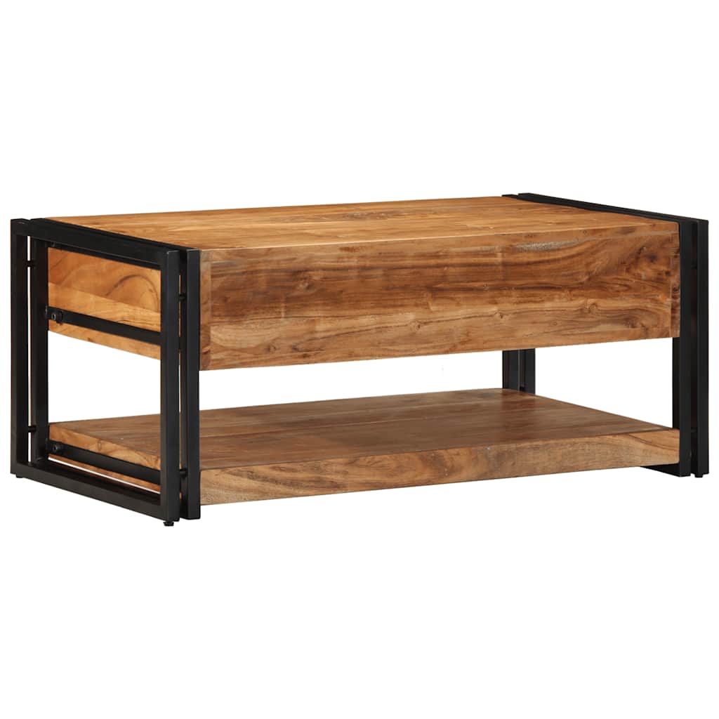 Salontafel 90x50x38 cm massief acaciahout