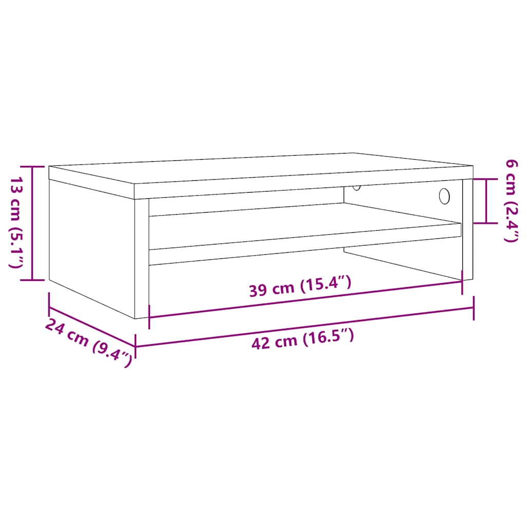 Nachtkastjes 2 st 30x30x40cm bewerkt hout artisanaal eikenkleur
