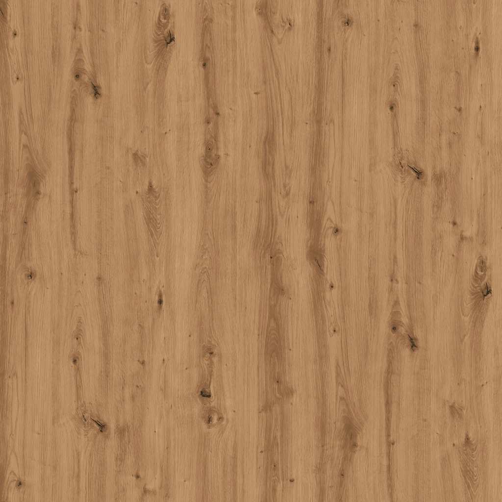 Salontafel 100x49,5x31 cm bewerkt hout artisanaal eikenkleur
