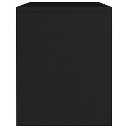 Nachtkastjes 2 st 40x30x40 cm bewerkt hout zwart