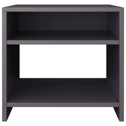 Nachtkastjes 2 st 40x30x40 cm bewerkt hout grijs