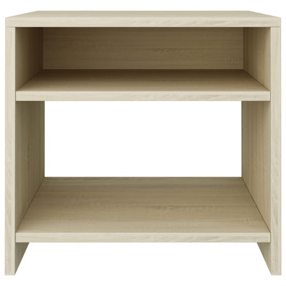 Nachtkastjes 2 st 40x30x40 cm bewerkt hout sonoma eikenkleurig