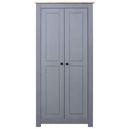 Kledingkast Panama Range 80x50x171,5cm massief grenenhout grijs