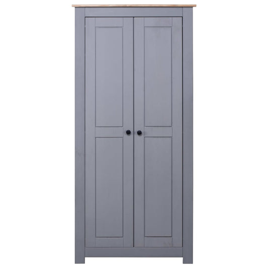 Kledingkast Panama Range 80x50x171,5cm massief grenenhout grijs
