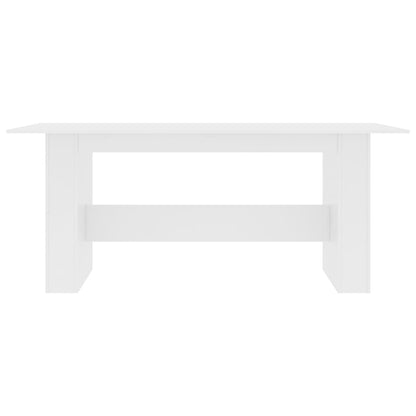 Eettafel 180x90x76 cm bewerkt hout wit