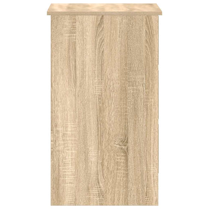 Bureau 90x45x76 cm bewerkt hout sonoma eikenkleurig