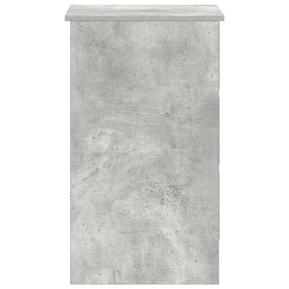Bureau 90x45x76 cm bewerkt hout betongrijs