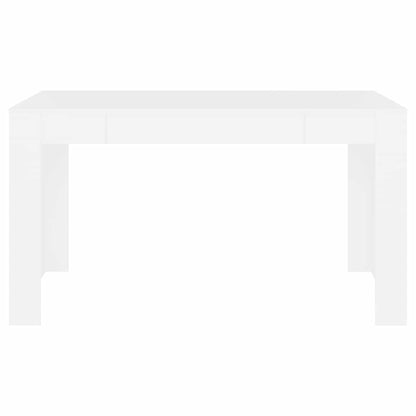 Eettafel 140x74,5x76 cm bewerkt hout wit