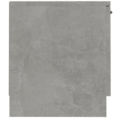Tv-meubel 140x35x40 cm bewerkt hout betongrijs