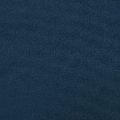 Kantoorstoel draaibaar fluweel blauw