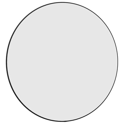 Wandspiegel rond Ø60 cm zwart