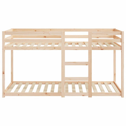 Stapelbed massief groenhout 80x200 cm