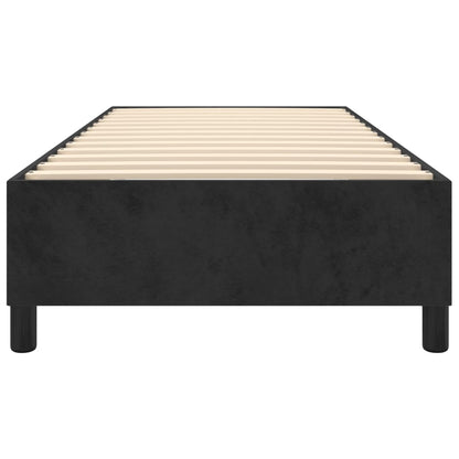 Bedframe fluweel zwart 90x200 cm