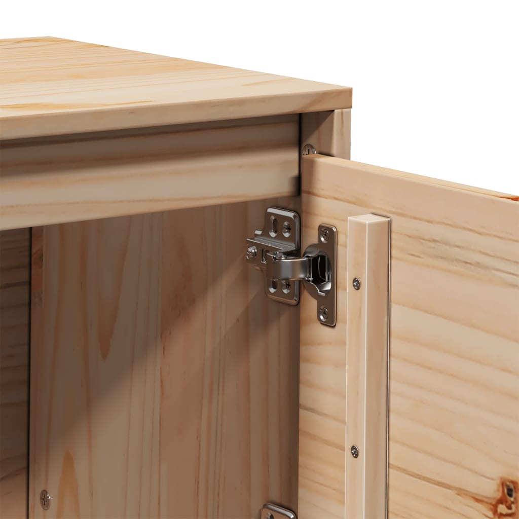 Tv-meubel 156x37x45 cm massief groenhout