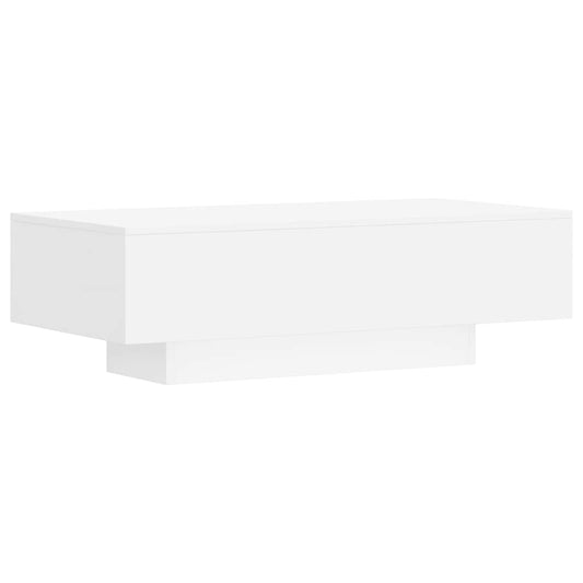 Salontafel 100x49,5x31 cm bewerkt hout wit