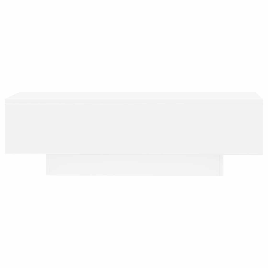 Salontafel 100x49,5x31 cm bewerkt hout wit