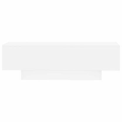 Salontafel 100x49,5x31 cm bewerkt hout wit
