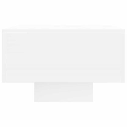 Salontafel 100x49,5x31 cm bewerkt hout wit