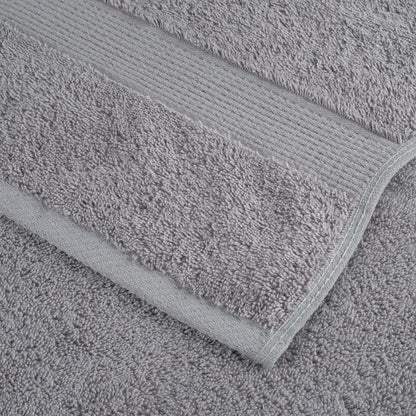 12-delige Handdoekenset SOLUND 600 g/m² grijs