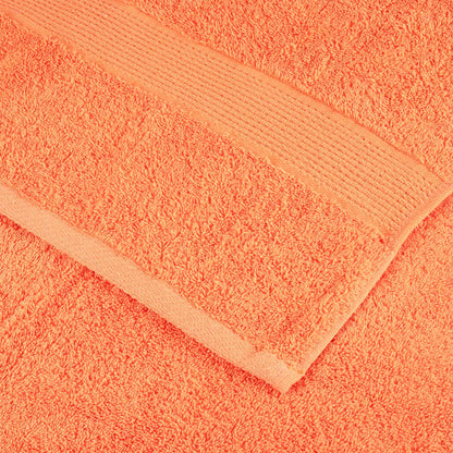 12-delige Handdoekenset SOLUND 600 g/m² oranje