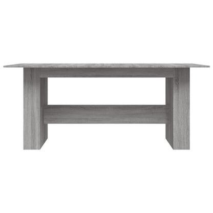 Eettafel 180x90x76 cm bewerkt hout grijs sonoma eikenkleurig