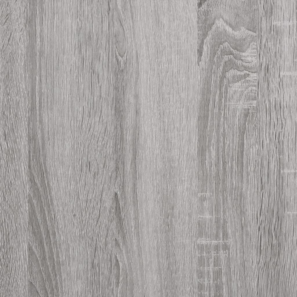Eettafel 180x90x76 cm bewerkt hout grijs sonoma eikenkleurig
