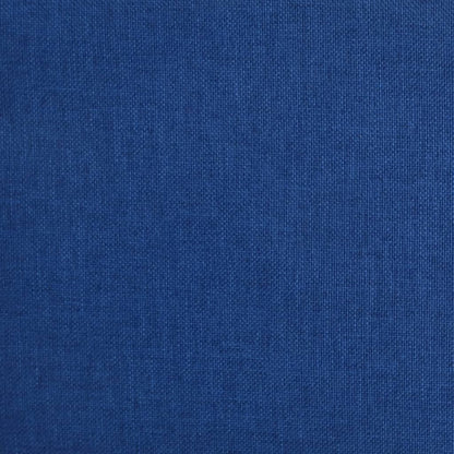 Slaapbank 2-zits met 2 kussens stof blauw