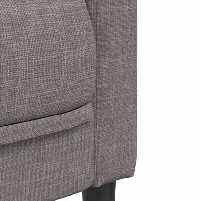 Driezitsbank stof taupe