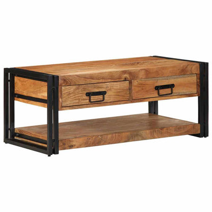 Salontafel 90x50x38 cm massief acaciahout