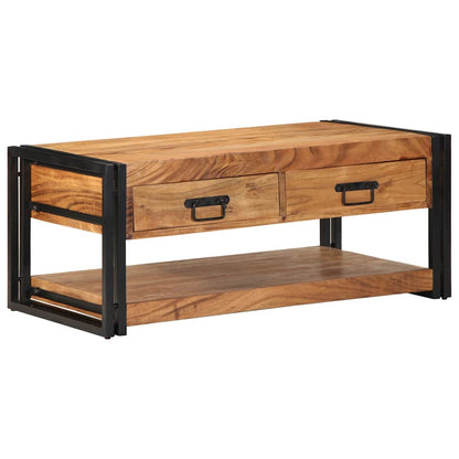 Salontafel 90x50x38 cm massief acaciahout