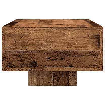 Salontafel 100x49,5x31 cm bewerkt hout oud houtkleurig