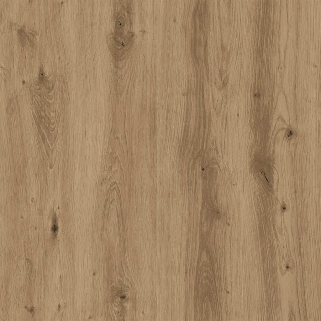 Eettafel 140x74,5x76 cm bewerkt hout artisanaal eikenkleurig